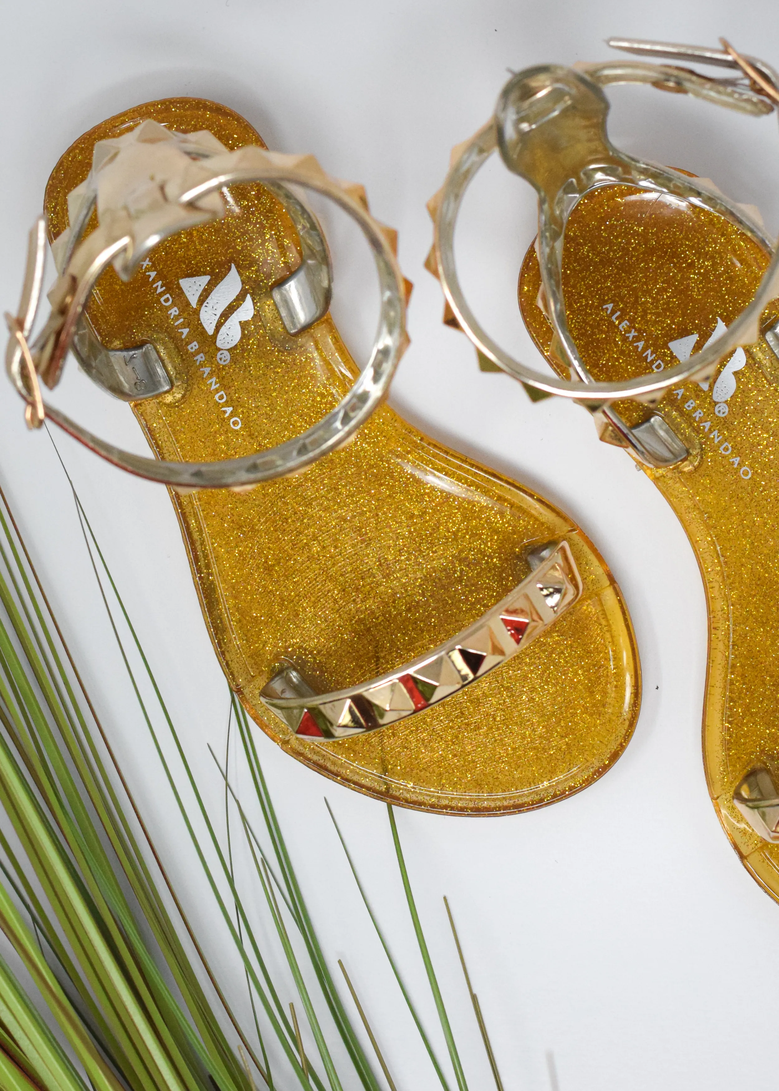 Aria Kid's Dark Gold Sandals