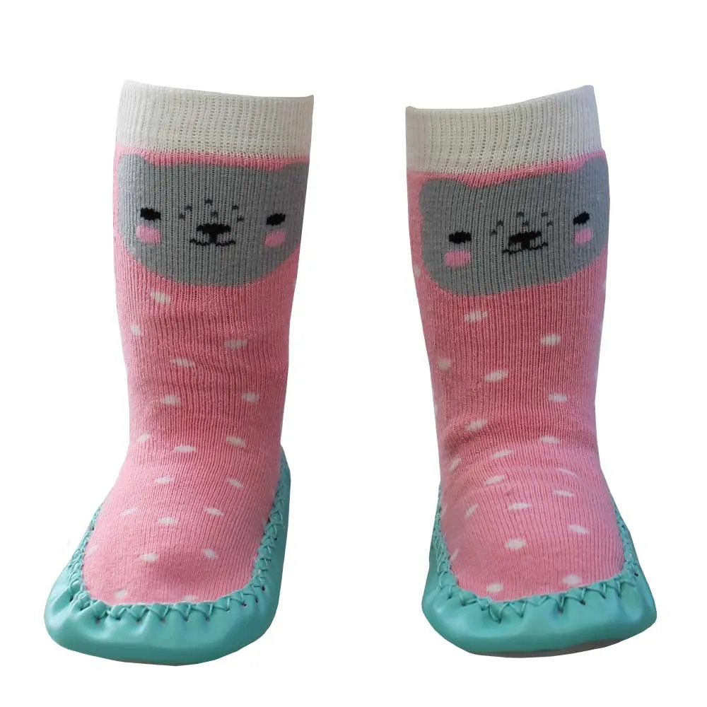 Bear Moccasin Slippers