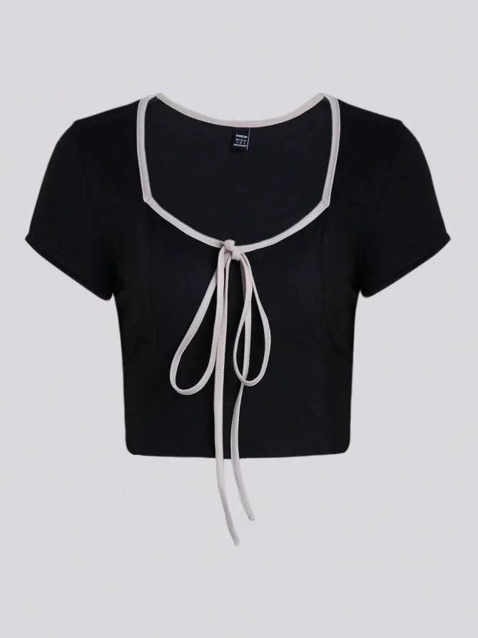 Black Bralette Top