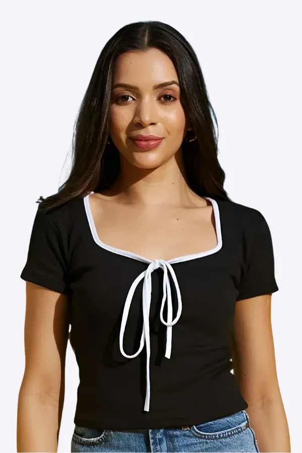 Black Bralette Top