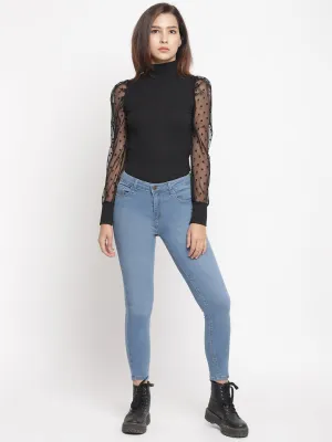 Blue Mid Super Skinny Jeans