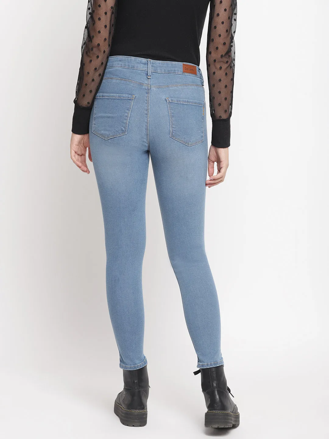 Blue Mid Super Skinny Jeans