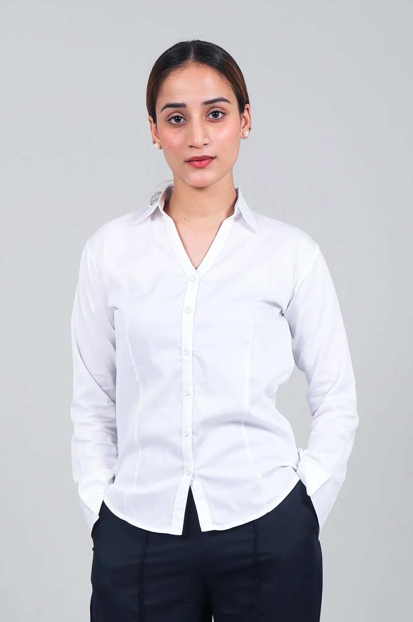 bluebird Women's White Shirt