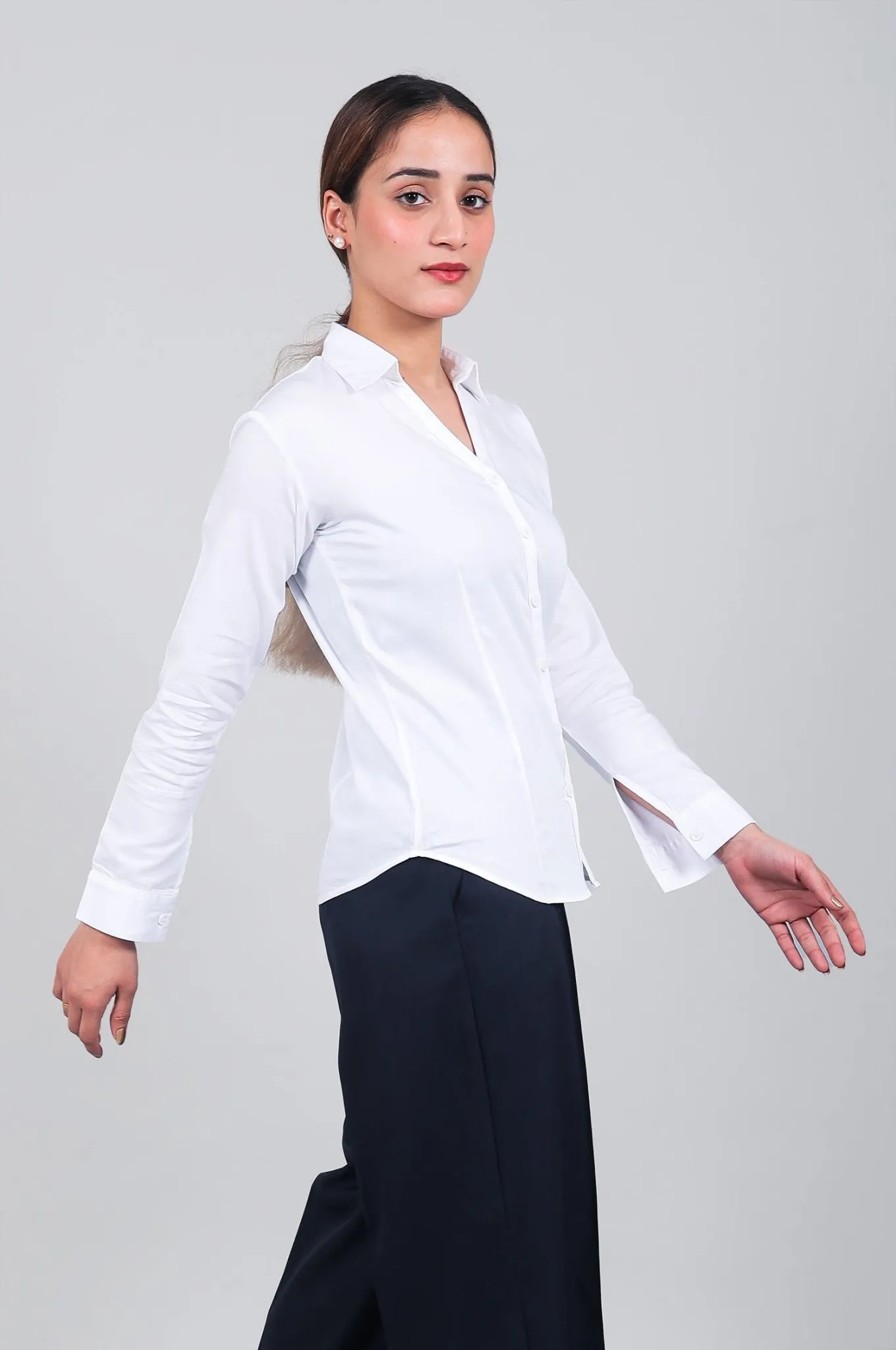 bluebird Women's White Shirt
