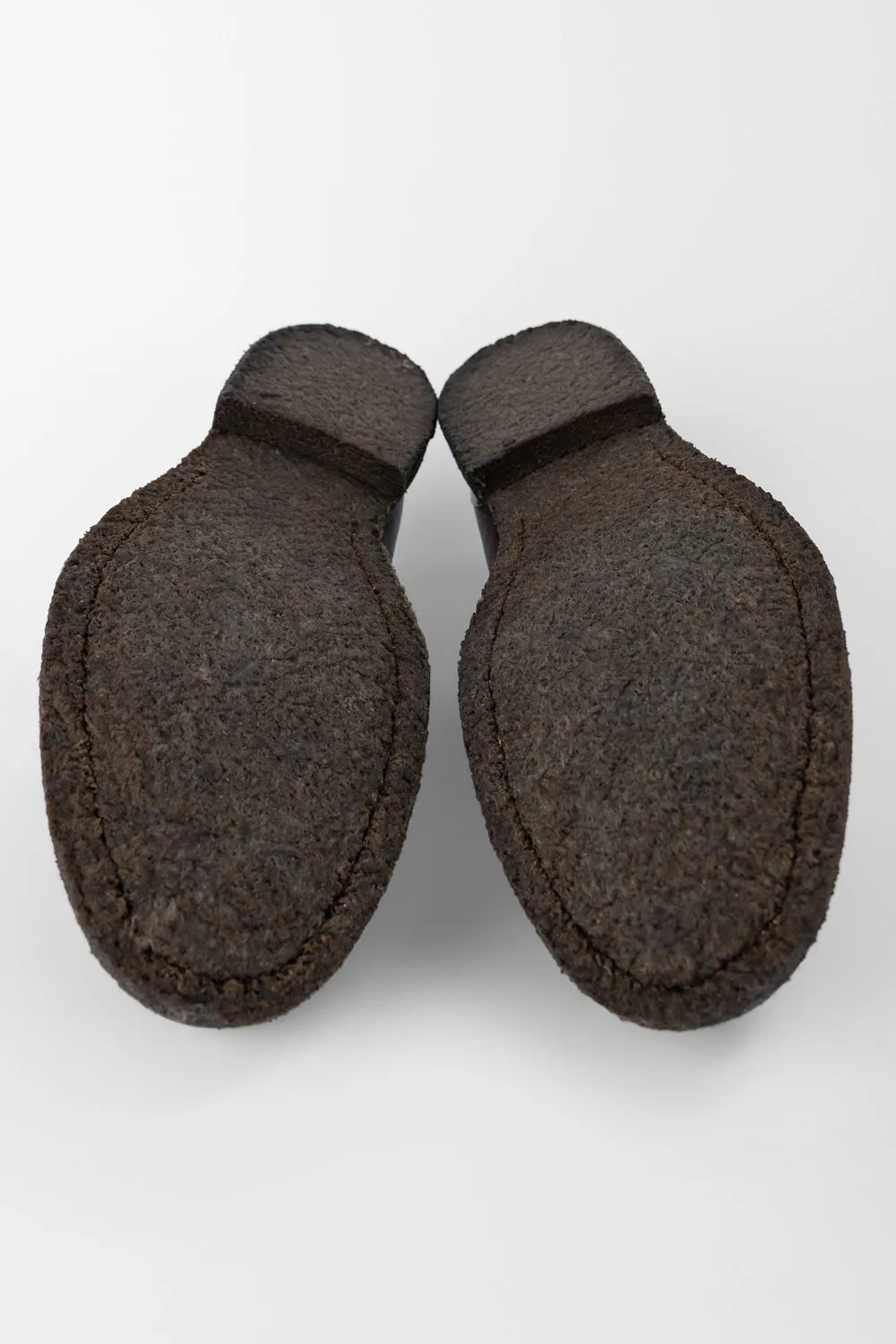 BROMPTON rich-brown chukka boots.