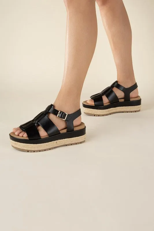 Espadrille Fusion Gladiator Flatform Sandals