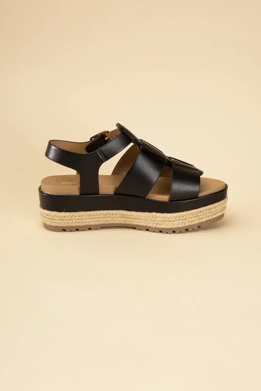 Espadrille Fusion Gladiator Flatform Sandals