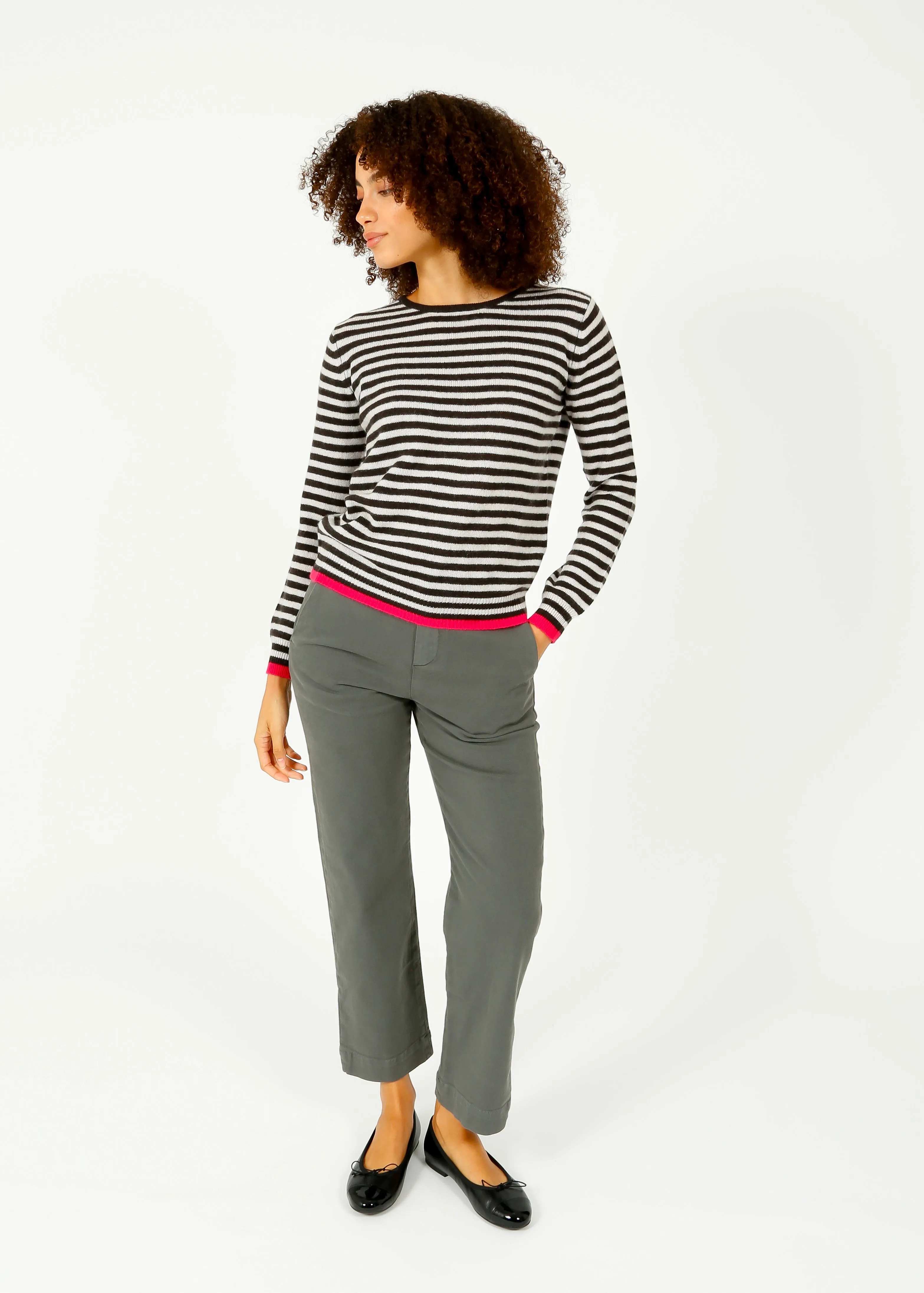 FIVE 24349 Lavina Chino in Steel