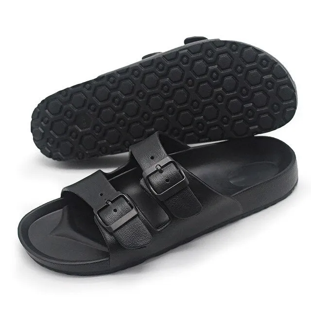 FZNYL Men Sandals 2020 Summer Beach Outdoor Casual Shoes Male Black Indoor Slippers Flip Flops Footwear Big Size Sandalias