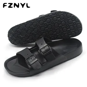 FZNYL Men Sandals 2020 Summer Beach Outdoor Casual Shoes Male Black Indoor Slippers Flip Flops Footwear Big Size Sandalias