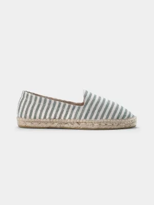 Green Stripe Seaqual Espadrilles
