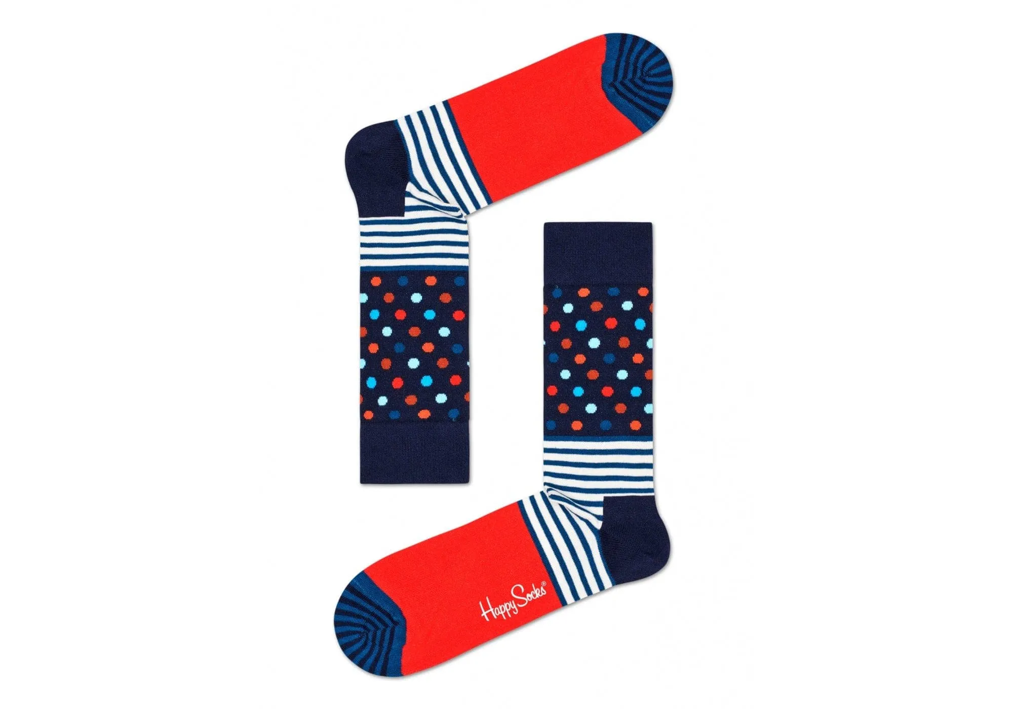 Happy Socks Stripes And Dots Crew Socks