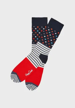 Happy Socks Stripes And Dots Crew Socks