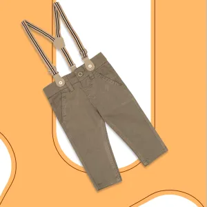 Khaki Suspenders Trousers