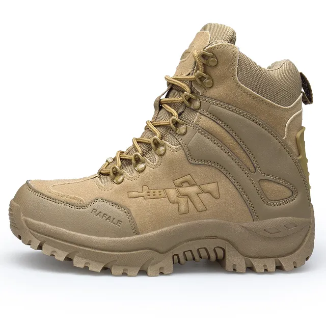 Lonfer Men's Military Boot