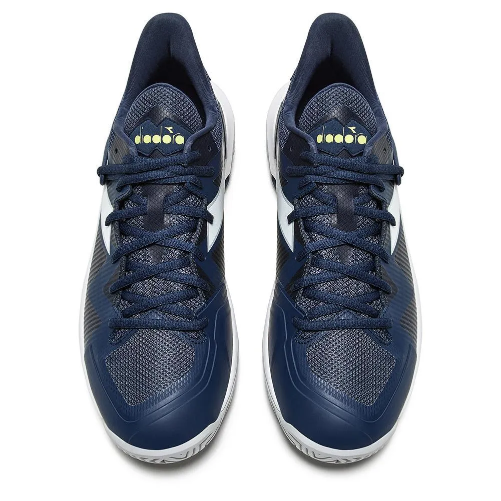 Men`s B.Icon 2 AG Tennis Shoes Pageant Blue and White