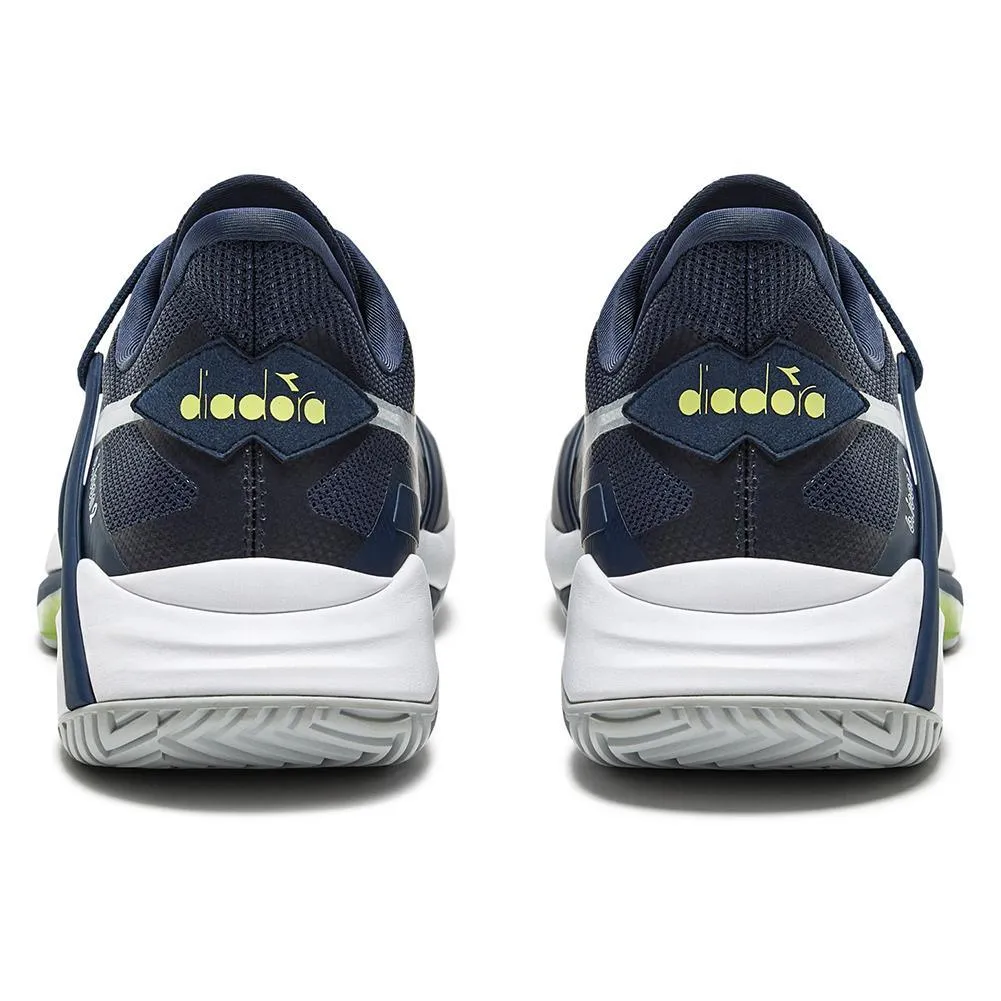 Men`s B.Icon 2 AG Tennis Shoes Pageant Blue and White