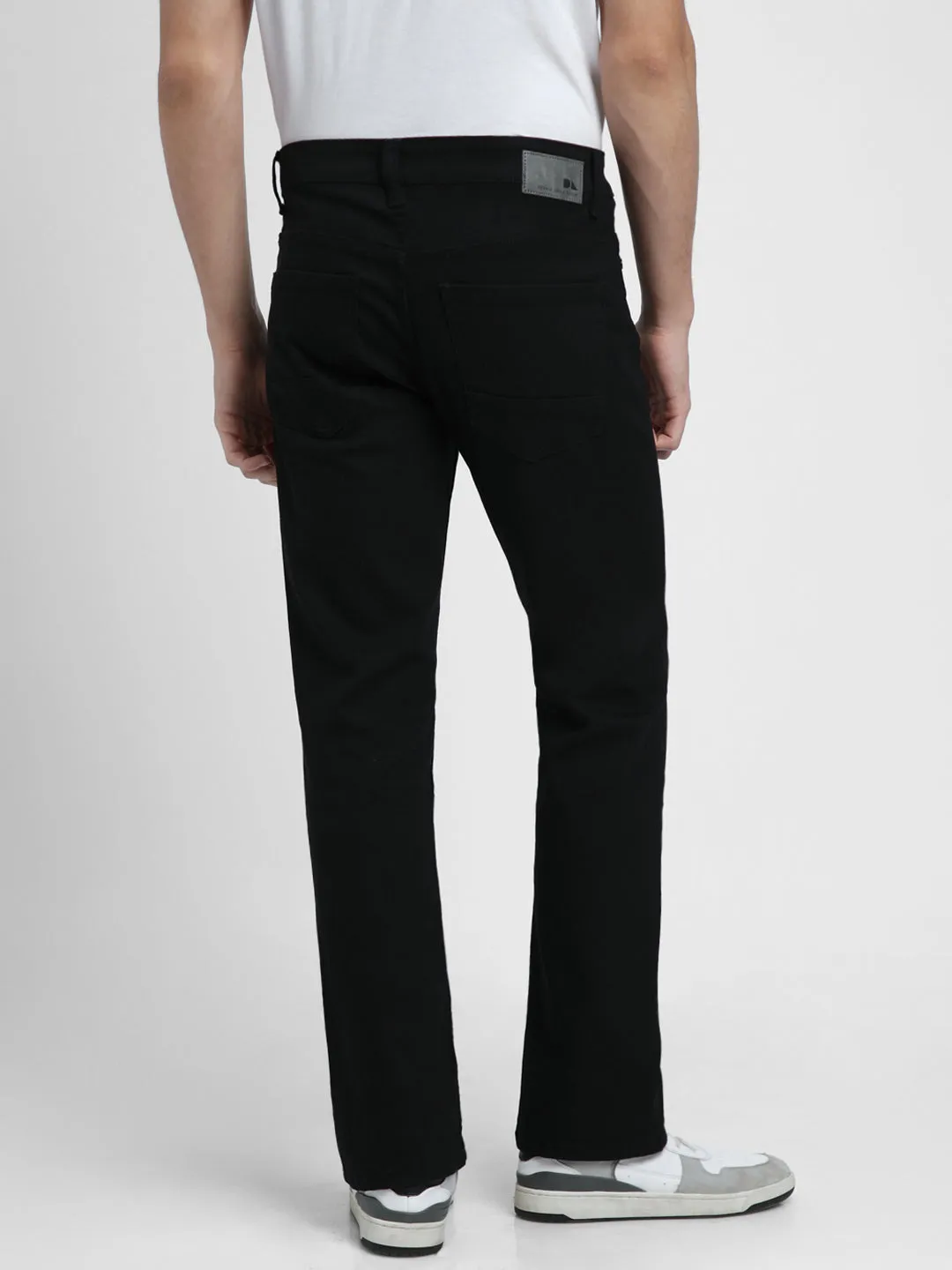 Men's Boot Cut Rinse Black Stretchable Jeans