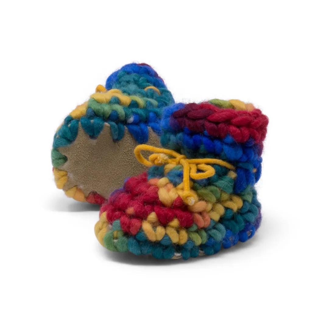 Newborn Slipper Rainbow
