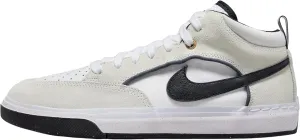 Nike SB React Leo Skate Shoes (DX4361-100, White/Black) Size 8