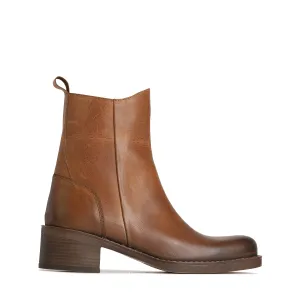 PAMPAS LEATHER ANKLE BOOOTS