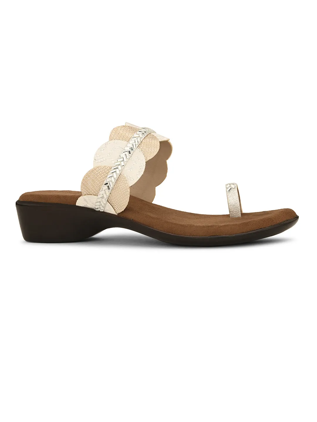 Pelle Albero White Faux Leather Slip on Lightweight Comfortable Designer Basic Flat For Women