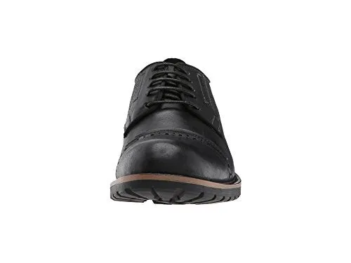 Steve Madden Men's Shandy Oxford, Black Leather, 9 US/US Size Conversion M US