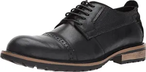 Steve Madden Men's Shandy Oxford, Black Leather, 9 US/US Size Conversion M US