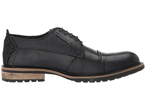 Steve Madden Men's Shandy Oxford, Black Leather, 9 US/US Size Conversion M US