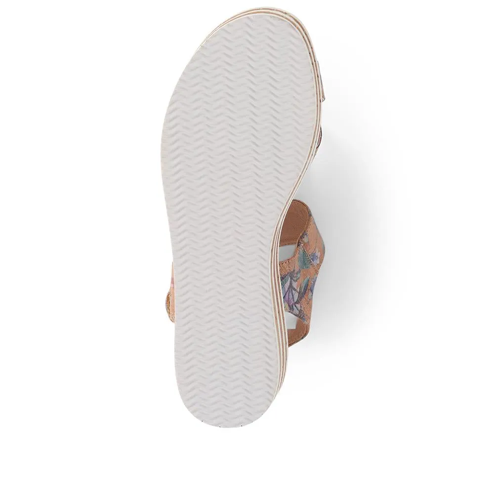 Touch-Fasten Wedge Sandals  - WBINS39033 / 325 232