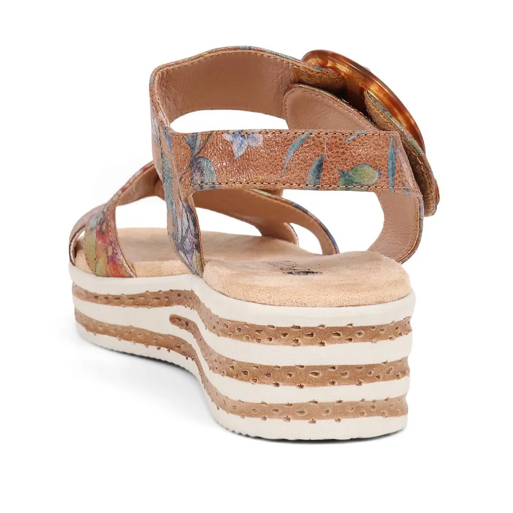 Touch-Fasten Wedge Sandals  - WBINS39033 / 325 232