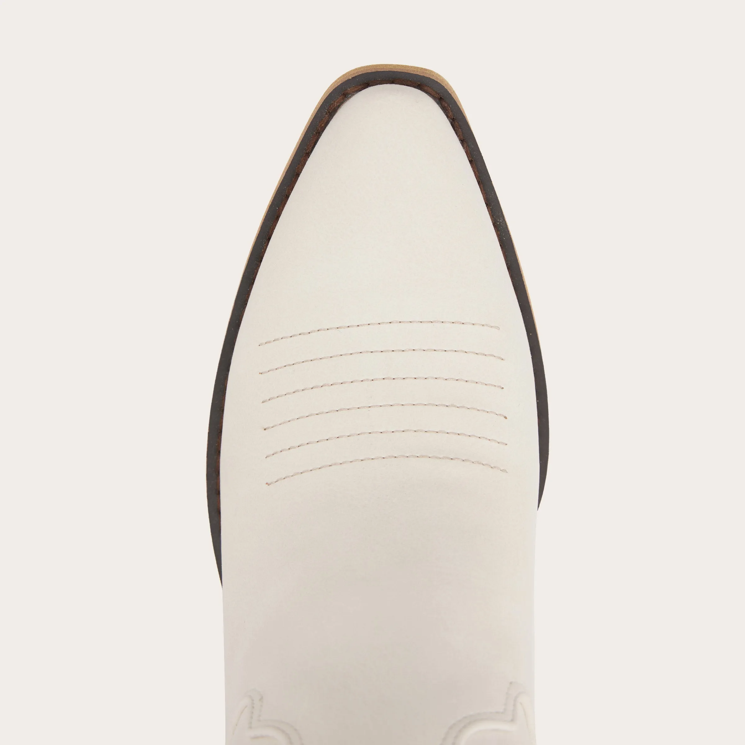 Withersteen - MintCream Embroidered Cowgirl Boots with Bold Detailing