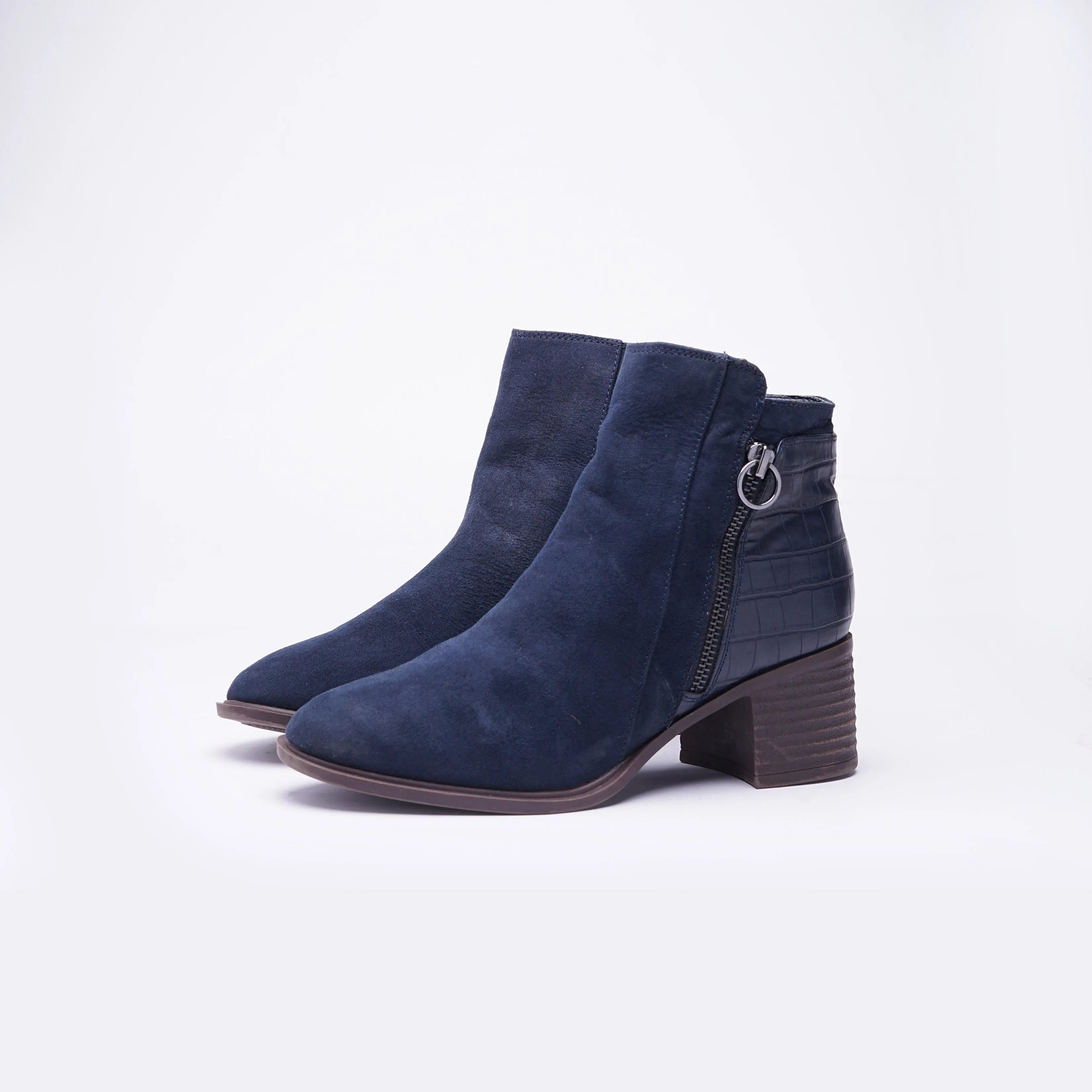 XT confort Block Heel Ankle Boots