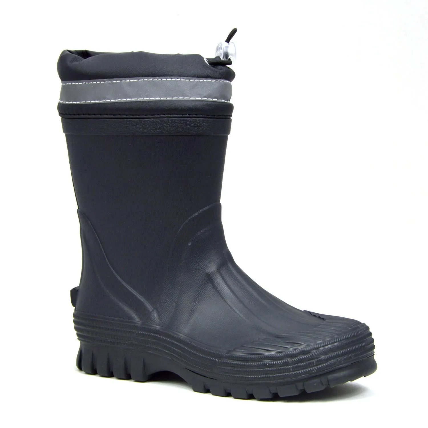 Youth Toggle Black Gumboots