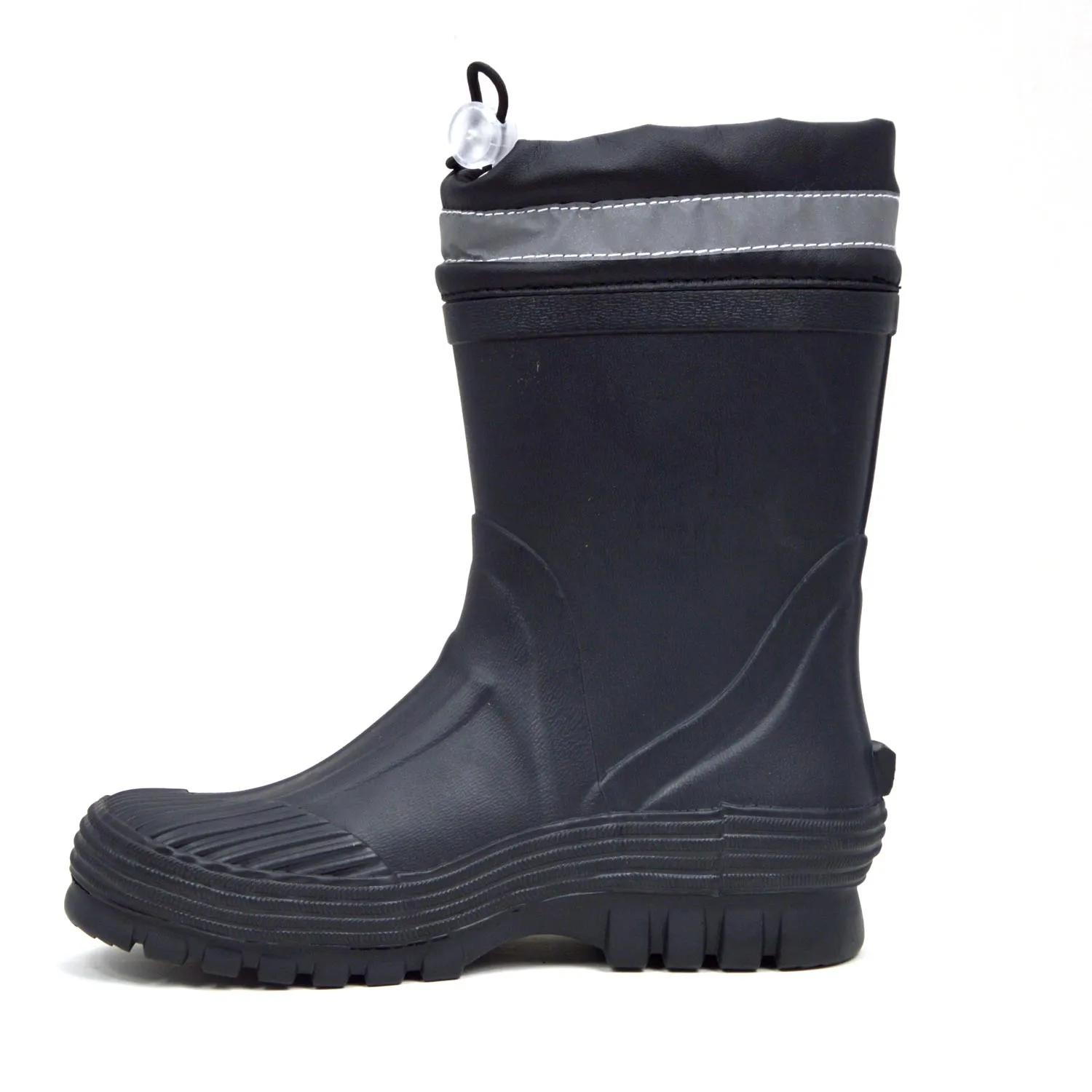 Youth Toggle Black Gumboots