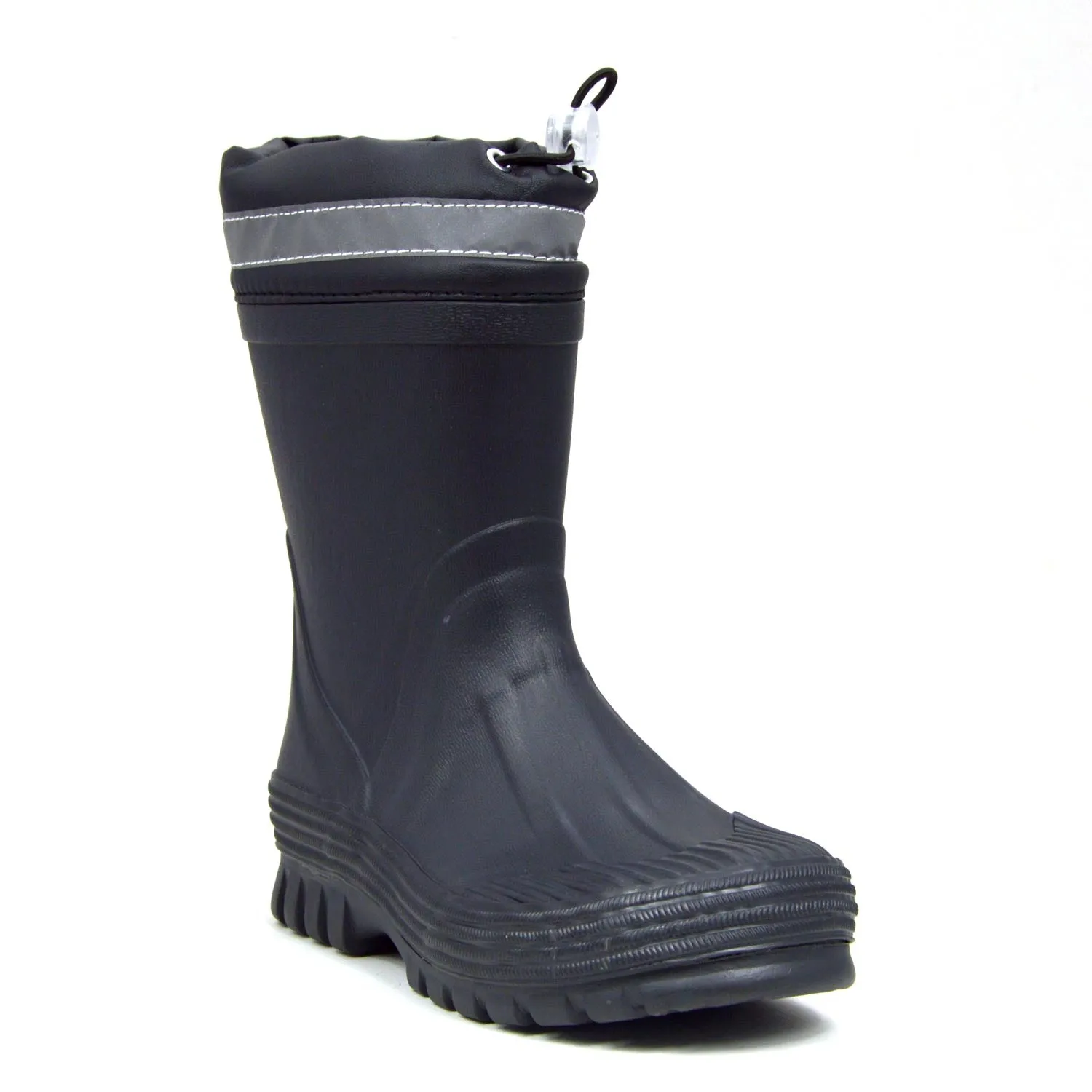 Youth Toggle Black Gumboots