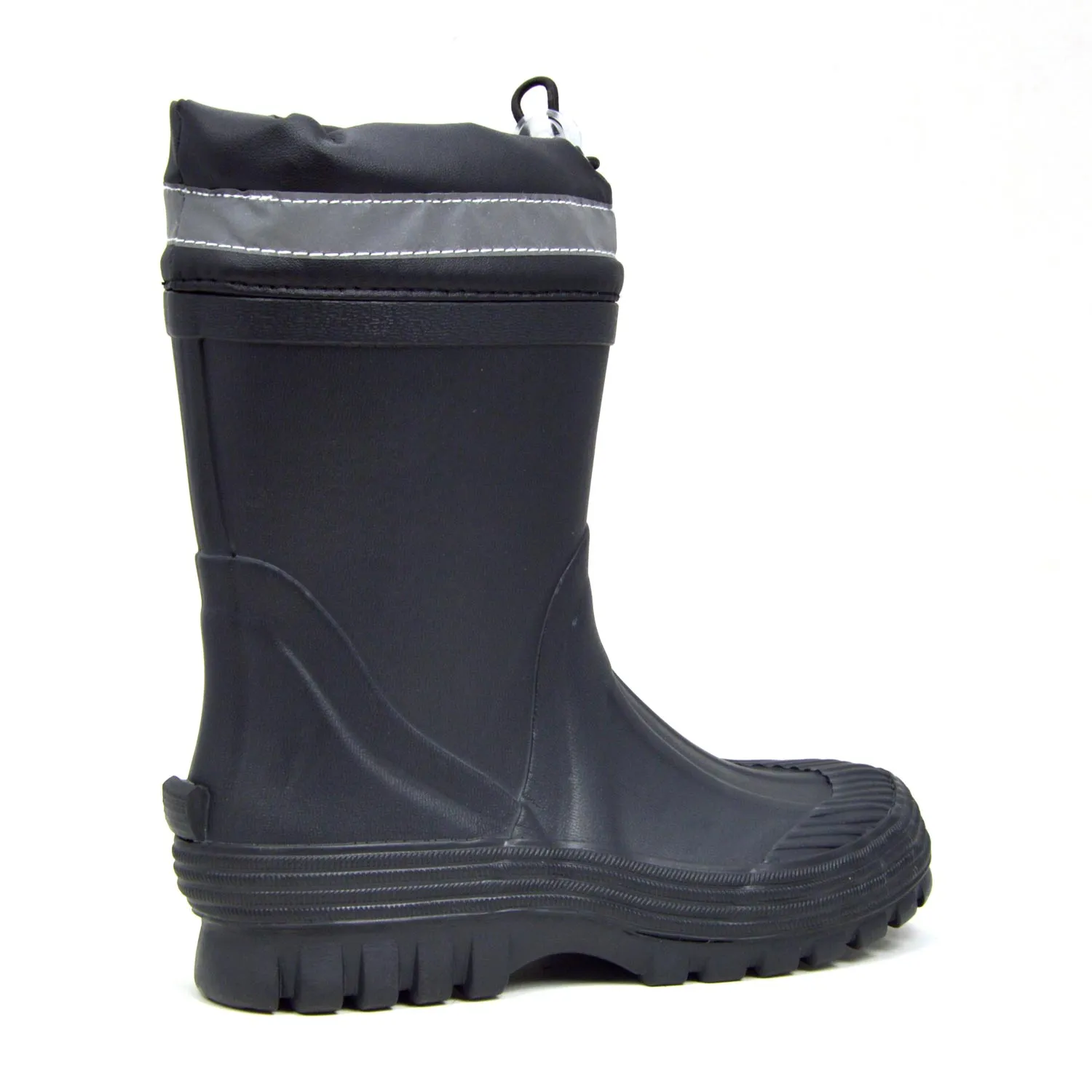 Youth Toggle Black Gumboots