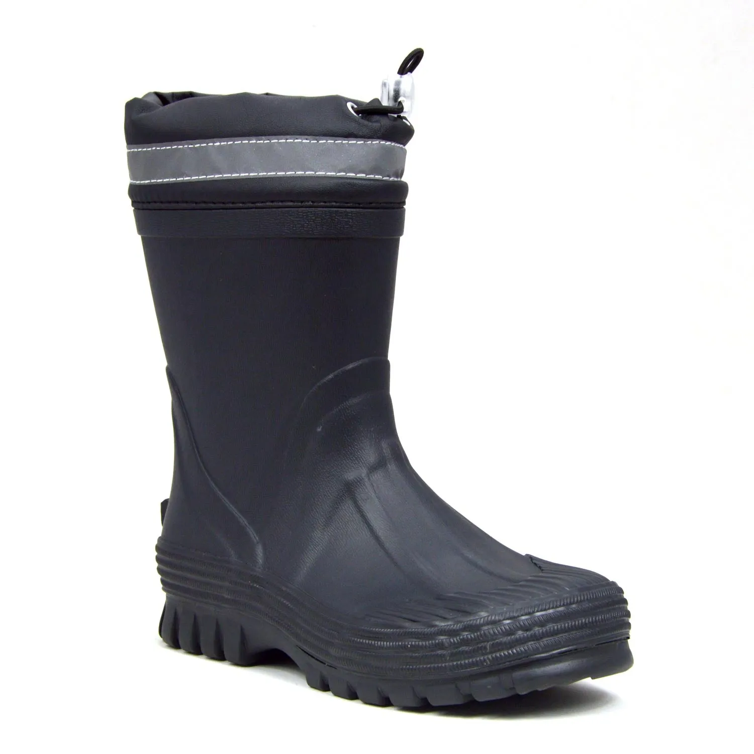 Youth Toggle Black Gumboots